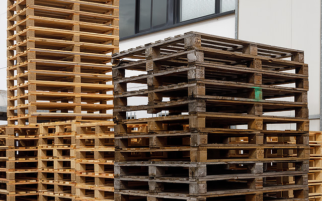 Ritiro bancali o pallets usati