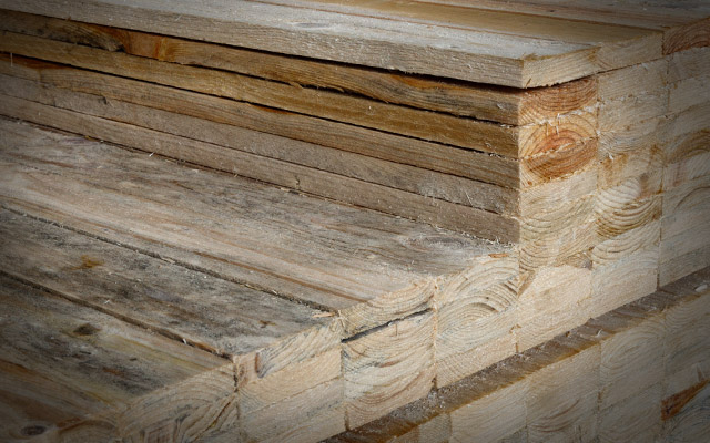 Bancali in legno di abete
